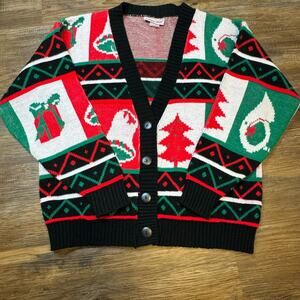 Festive Holiday Cardigan Sweater